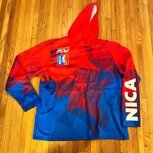 Podium Wear Hoodie Adult XL Red Coach NICA Sweatshirt Performance